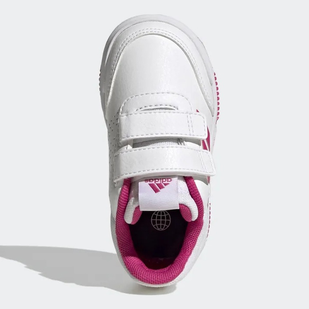 Sneakersy dziecięce dla dziewczynki na rzepy adidas GW6468 24 Białe (5904862421452) - obraz 4