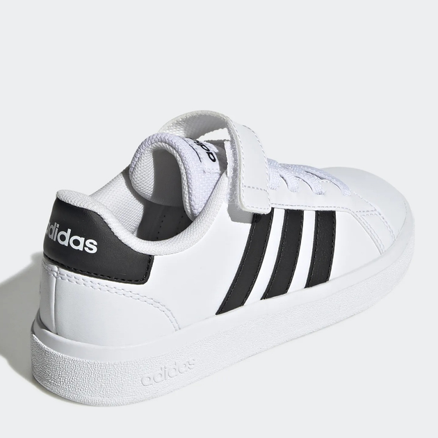Дитячі кеди для хлопчика adidas GW6521 29 Білі з чорним (5904862421674) - зображення 3