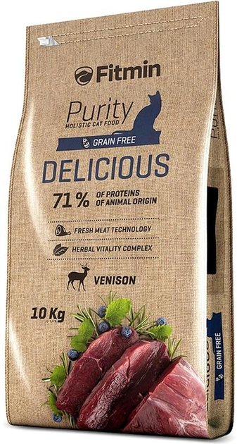 Сухий корм для кішок Fitmin Cat Purity Delicious - 10 кг (8595237013470) - зображення 1