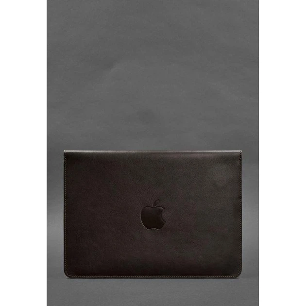 Кожаный чехол-конверт на магнитах для MacBook 13 Темно-коричневый 4463301 - Фото 2 Кожаный чехол-конверт на магнитах для MacBook 13 Темно-коричневый 4463301 - изображение 2
