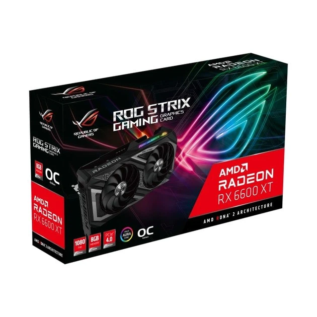 ASUS Відеокарта Radeon RX 6600 XT 8GB DDR5 GAMING OC STRIX - зображення 11