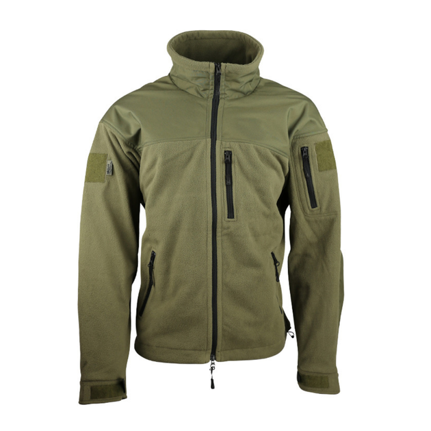 Флісова кофта Defender, Kombat Tactical, Olive, XXL - зображення 1