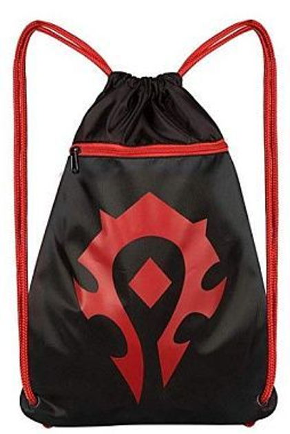 Рюкзак World of Warcraft Horde Loot Bag-15” x 18.25"-Black-Red 