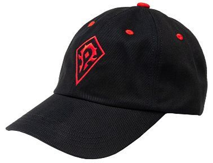 Бейсболка JINX World of Warcraft Horde Dad Hat Black 