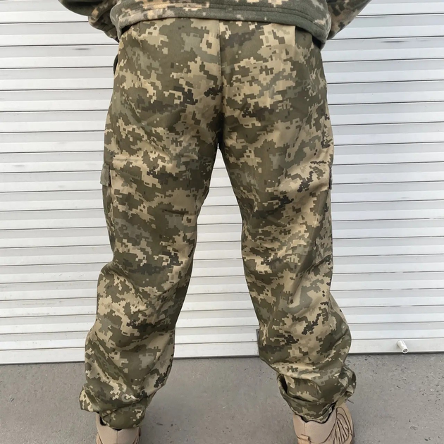 Тактичні штани ЗСУ військові армійські зимові вологостійкі Піксель розмір 54 - зображення 2