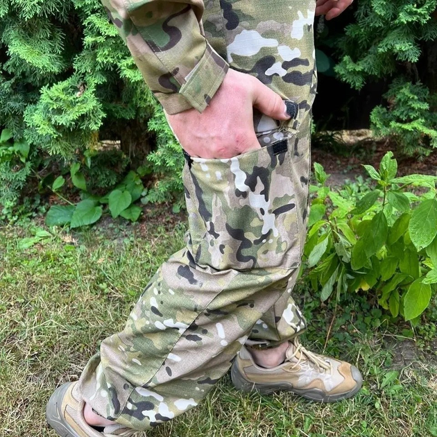 Тактические штаны ВСУ военные армейские Джоггеры Мультикам размер 56 - изображение 2