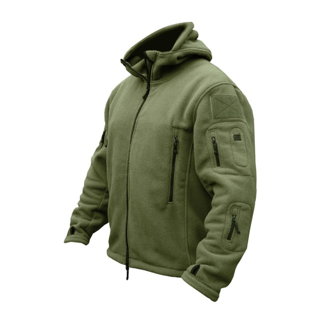 Флисовая кофта Recon Hoodie, Kombat Tactical, Olive, S - изображение 1