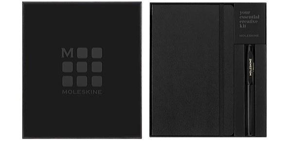 Подарунковий набір Moleskine x Kaweco блокнот + ручка чорний - изображение 2