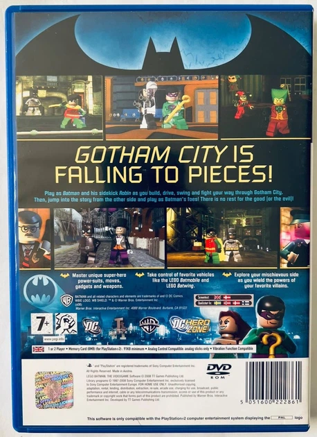 LEGO Batman The Video Game, Б/У, английская версия - диск для PlayStation 2 - Фото 2 LEGO Batman The Video Game, Б/У, английская версия - диск для PlayStation 2 - изображение 2