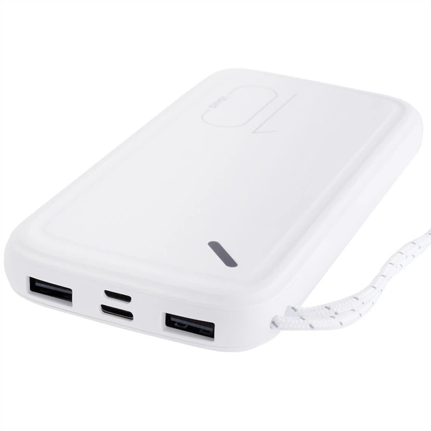 УМБ Power Bank USAMS US-CD150 PB56 10000mAh 37Wh (Rated Capacity: 6000mAh) белый - Фото 2 УМБ Power Bank USAMS US-CD150 PB56 10000mAh 37Wh (Rated Capacity: 6000mAh) белый - изображение 2