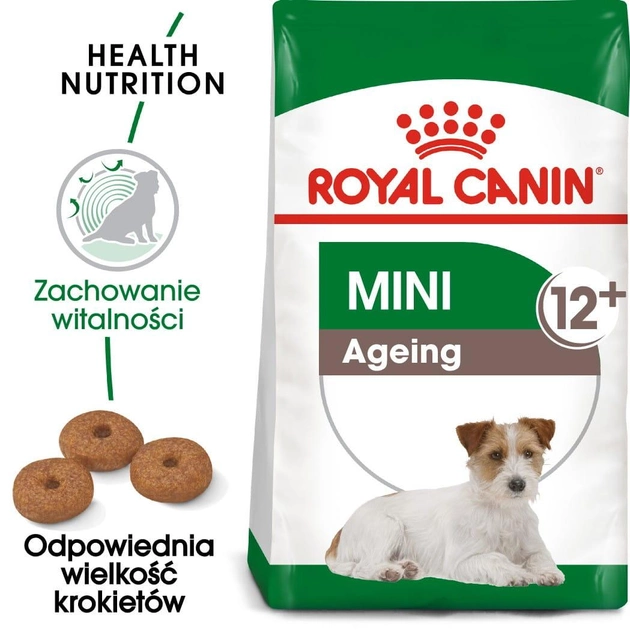Sucha karma dla dojrzałych psów Royal Canin Mini Aging 12+ 3,5 kg (3182550793582) (1007035) - obraz 2