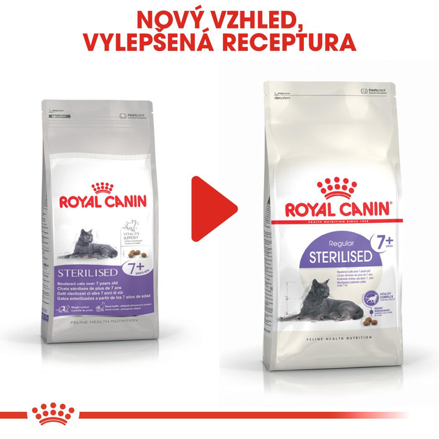 Sucha karma dla kotów starszych sterylizowanych ROYAL CANIN Sterilized 7+ 400g (3182550784511) (2560004) - obraz 9