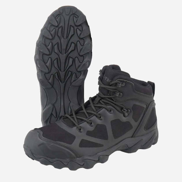 Мужские тактические ботинки с мембраной MIL-TEC Chimera Mid 12818202 41 (8US) 26.5 см Черные (4046872409172) - изображение 2