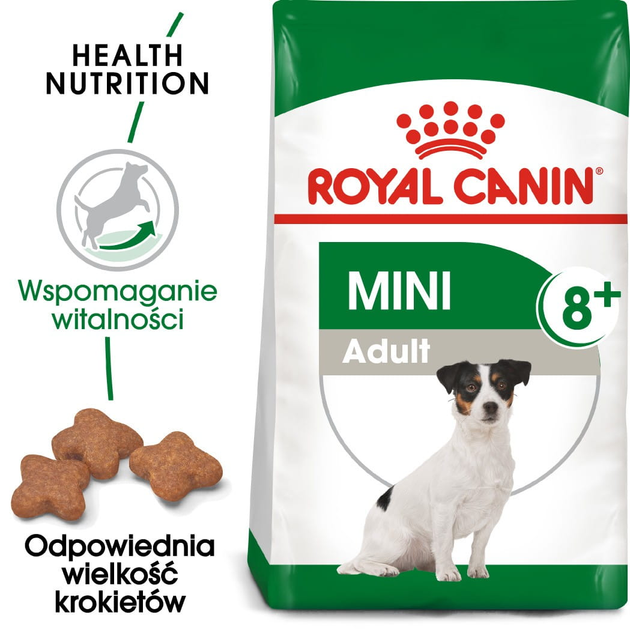 Сухий корм для дорослих собак дрібних порід Royal Canin Mini Adult 8+ старше 8 років 800 г (3182550831413) (831413) - зображення 1