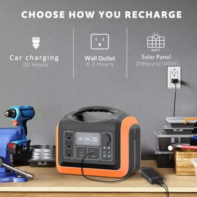 Портативна зарядна станція SOUOP UPP-1800 1488Wh 465000mAh 1800W - Фото 4 Портативна зарядна станція SOUOP UPP-1800 1488Wh 465000mAh 1800W - зображення 4