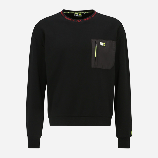 Bluza bez kaptura męska Fila FAM0254-80010 M Czarna (4064556376268) - obraz 4