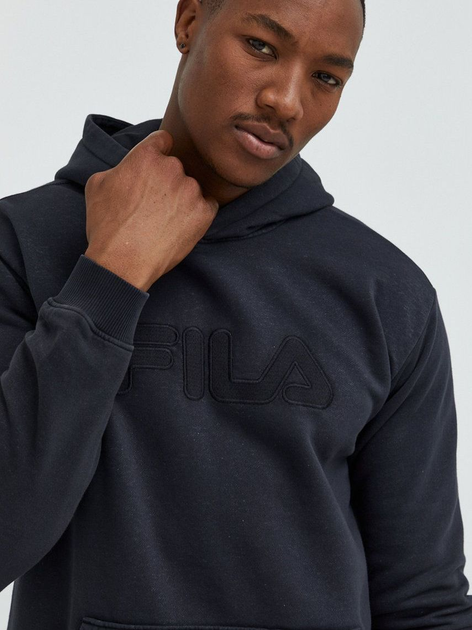 Худі чоловіче Fila FAM0277-80001 2XL Чорне (4064556362377) - зображення 5
