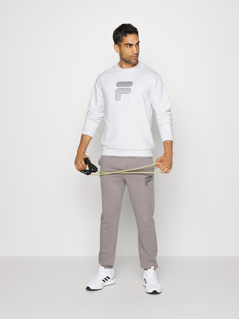 Bluza bez kaptura męska Fila FAM0189-10001 S Biała (4064556380005) - obraz 3