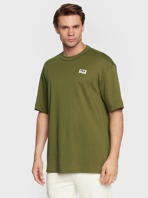 Koszulka męska luźna Fila FAM0149-60014 XL Oliwkowa (4064556289223) - obraz 1
