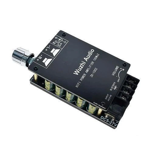 Аудио усилитель мощности звука HiFi 2x100Вт Bluetooth 5.0 TPA3116, ZK ...