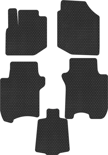 Акція на EVA килимки EVAtech в салон авто Honda Jazz (III) 2008-2015 3 покоління Htb EU 5 шт Black від Rozetka