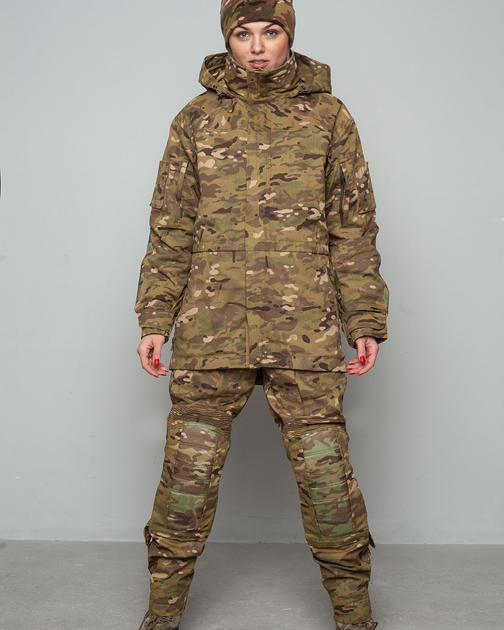 Жіноча військова форма. Штурмові штани + куртка UATAC Gen 5.2 (XL) Мультикам OAK (Дуб) - зображення 1