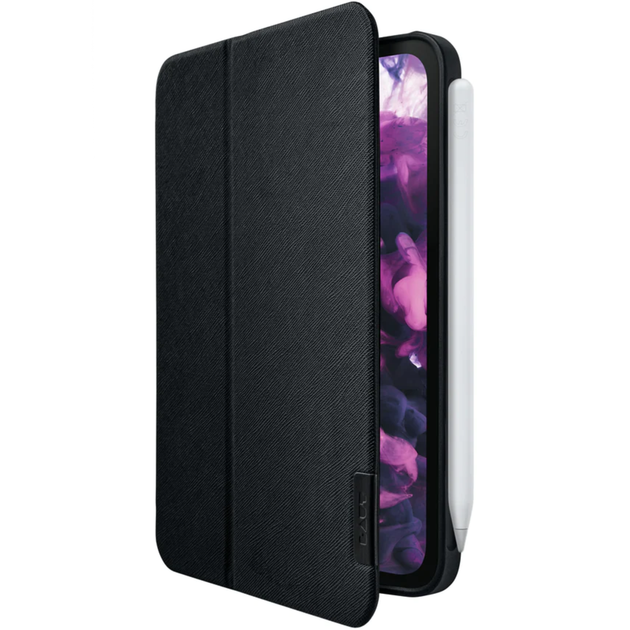 Чехол-книжка LAUT Prestige Folio with Pencil Slot for iPad Mini 6, Black (L_IPM6_PR_BK) - изображение 2