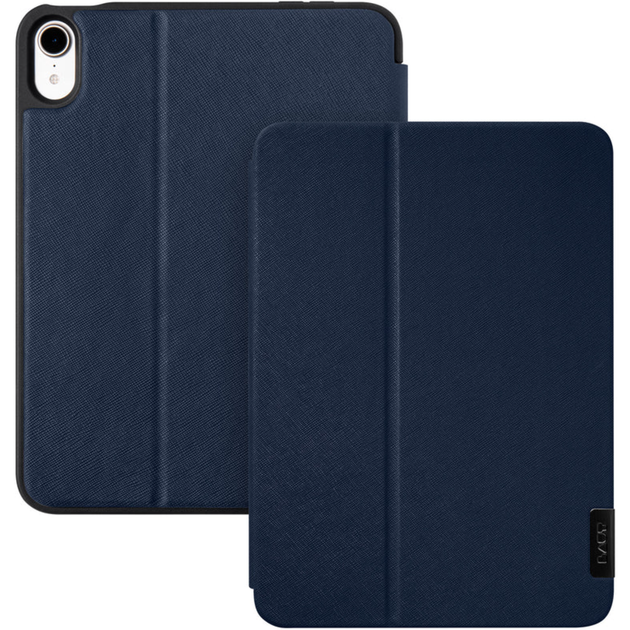 Чехол-книжка LAUT Prestige Folio with Pencil Slot for iPad Mini 6, Indigo (L_IPM6_PR_BL) - изображение 4