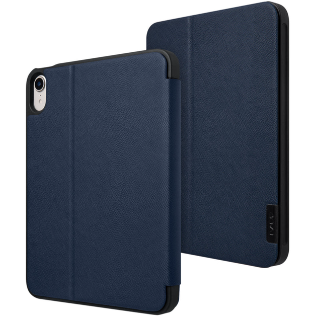 Чехол-книжка LAUT Prestige Folio with Pencil Slot for iPad Mini 6, Indigo (L_IPM6_PR_BL) - изображение 5
