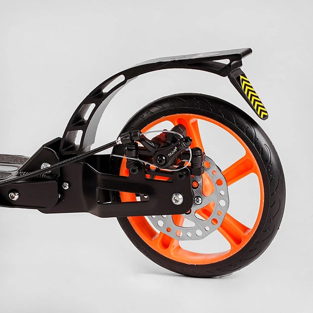 Самокат Двухколесный С Двумя Амортизаторами И Ручными Тормозами Best Scooter (BS-98033) - Фото 5 Самокат Двухколесный С Двумя Амортизаторами И Ручными Тормозами Best Scooter (BS-98033) - изображение 5
