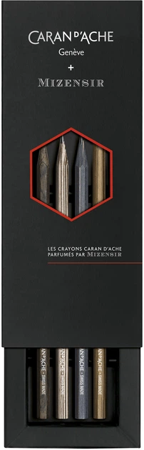 Набор Графитных Карандашей Caran d'Ache Les Crayons de la Maison N 10 парфюмированные х 4 шт + box (7630002334990) - Фото 2 Набор Графитных Карандашей Caran d'Ache Les Crayons de la Maison N 10 парфюмированные х 4 шт + box (7630002334990) - изображение 2