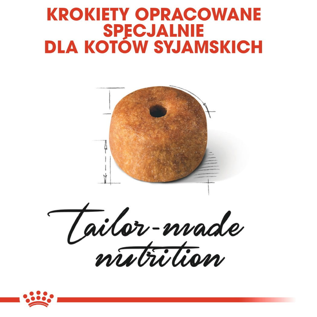Sucha karma dla dorosłych kotów Royal Canin Siamese Adult 2 kg (3182550710688) (2551020) - obraz 4
