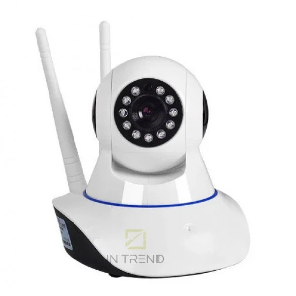 Камера видеонаблюдения WiFi Smart Camera Белая Беспроводная поворотная Видеоняня с инфракрасной подсветкой микрофоном и обратной связью - Фото 3 Камера видеонаблюдения WiFi Smart Camera Белая Беспроводная поворотная Видеоняня с инфракрасной подсветкой микрофоном и обратной связью - изображение 3