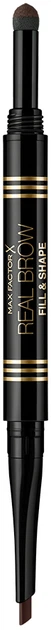 Kredka do brwi Max Factor Real Brow Fill & Shape 04 Deep Brown 18 g (3614229448054) - obraz 2