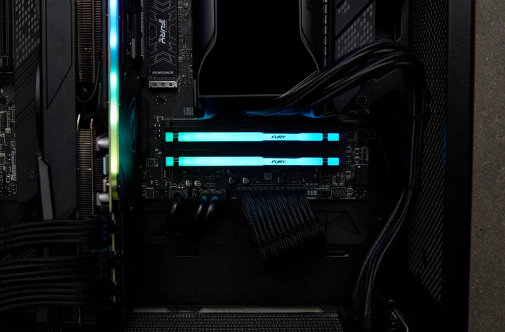 Оперативна пам'ять Kingston Fury Beast DDR5-6000 RGB 32768MB PC5-48000 (Kit of 2x16384) Black (KF560C30BBAK2-32) - зображення 10
