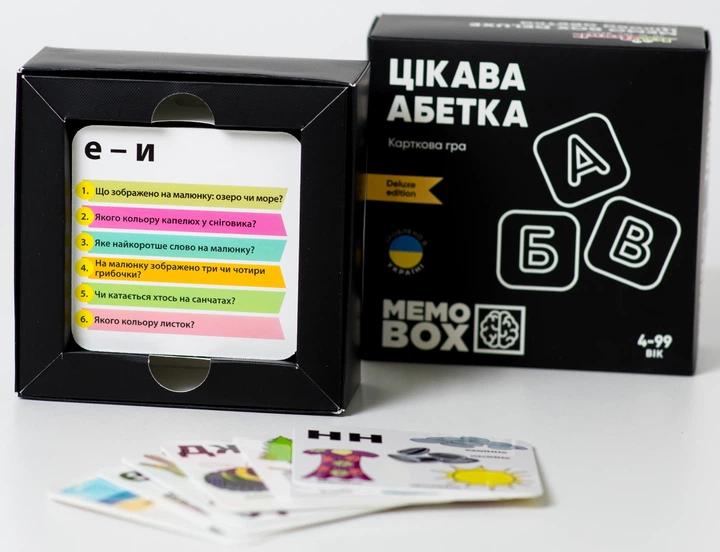 Настільна гра JoyBand MemoBox Delux Цікава абетка (MBD103