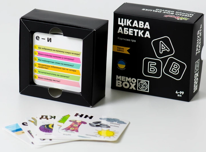 Настільна гра JoyBand MemoBox Delux Цікава абетка (MBD103