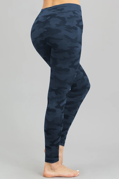 Безшовні штани камуфляж GIULIA Leggings Military Navy L/XL Сині - Фото 2 Безшовні штани камуфляж GIULIA Leggings Military Navy L/XL Сині - зображення 2