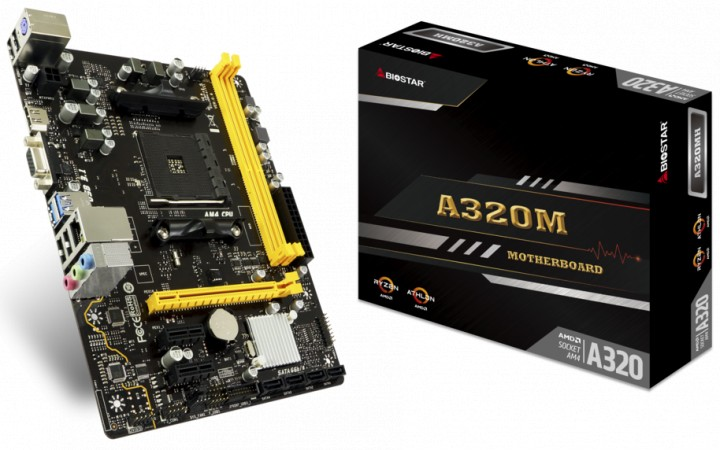 Материнская плата Biostar A320MH (sAM4, AMD A320, PCI-Ex16) – фото ...