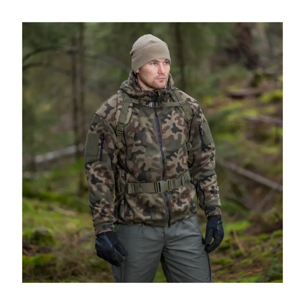 Флісова куртка PATRIOT, Helikon-Tex, Woodland, XXXL - зображення 2