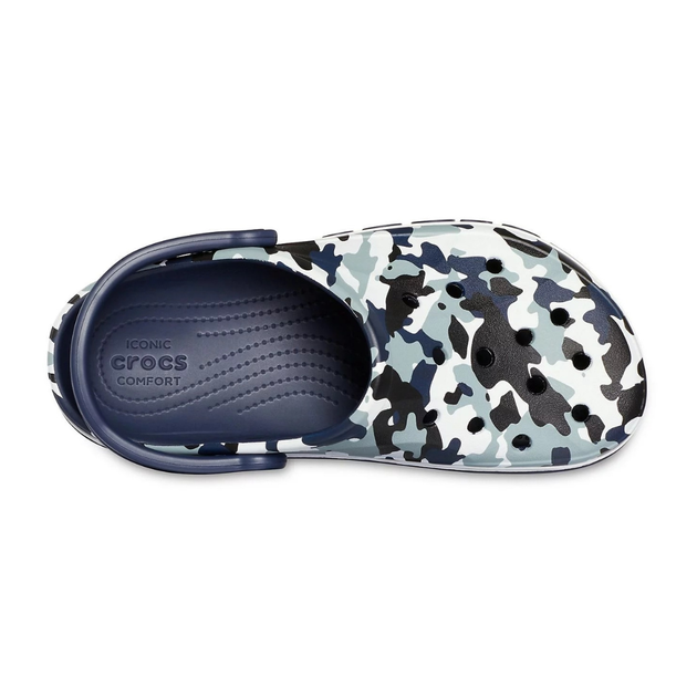 Сабо Crocs Bayaband Clog 43 р 27.7-28.2 см Темно-синие 205089-M10/W12 Graphic Camo Black - изображение 4