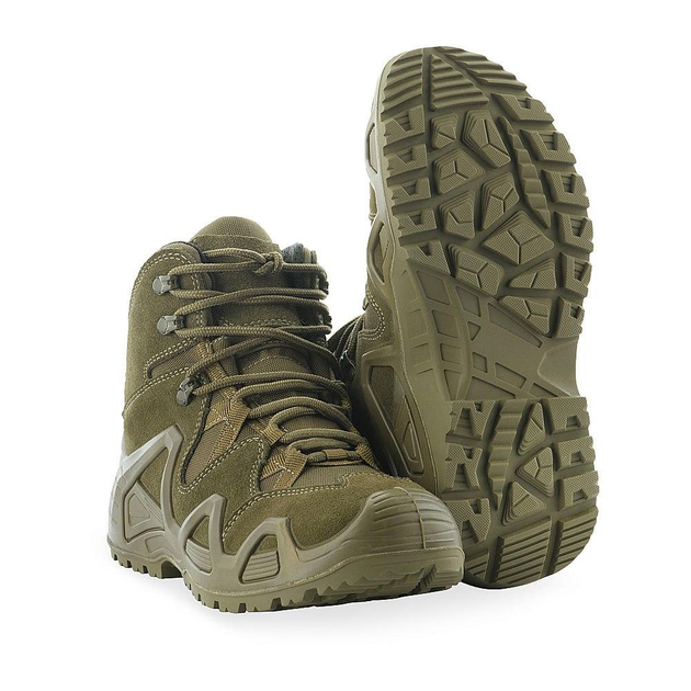 Ботинки тактические Alligator Olive, военные берцы тактические аллигатор, ботинки демисезонные кожаные 46 - изображение 1