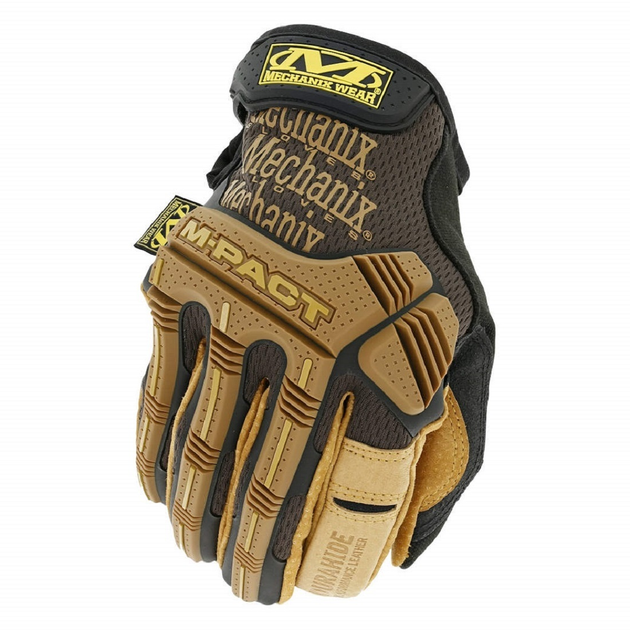 Рукавички тактичні, Mechanix Durahade M-PACT, Brown-black, M - зображення 1