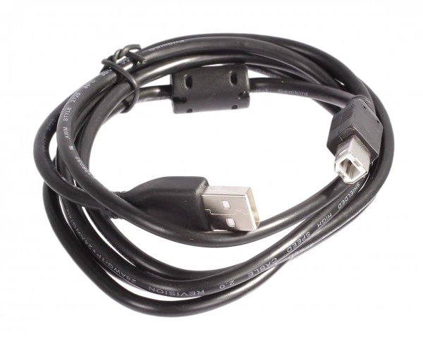 Кабель синхронізації Cablexpert USB 2.0 AM/BM 1.8m (CCF-USB2-AMBM-6) Black - зображення 2
