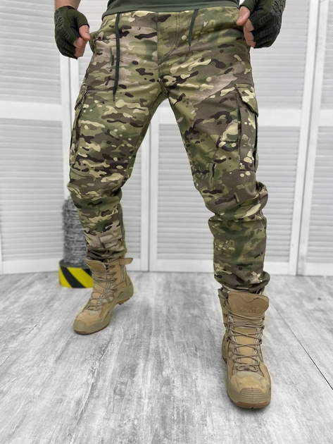 Тактичні військові бойові штани Bronet, Камуфляж: Мультикам, Розмір: M - зображення 2