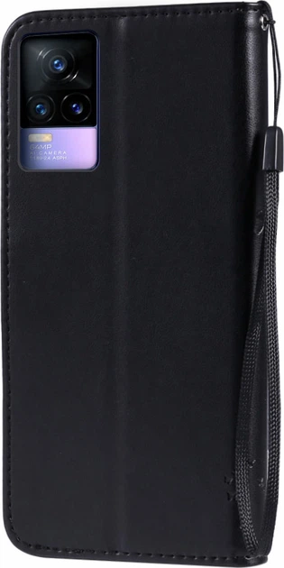 Чохол книжка Vivo V21e Кіт та Дерево Black (30469-2B) - Фото 2 Чохол книжка Vivo V21e Кіт та Дерево Black (30469-2B) - зображення 2
