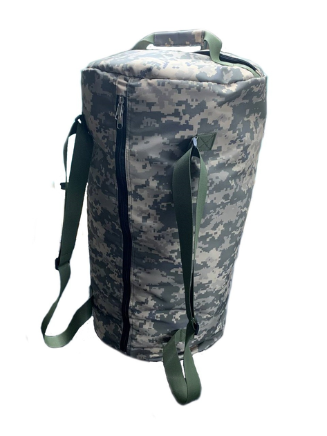 Баул армейский Пиксель, сумка баул армейский 115 л, тактический баул, тактический баул-рюкзак, баул-рюкзак - изображение 1