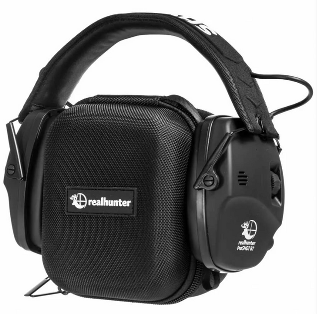 Професійні Активні Тактичні Навушники REALHUNTER Active ProSHOT BT Bluetooth Чорний (EM030 BLACK) - зображення 2
