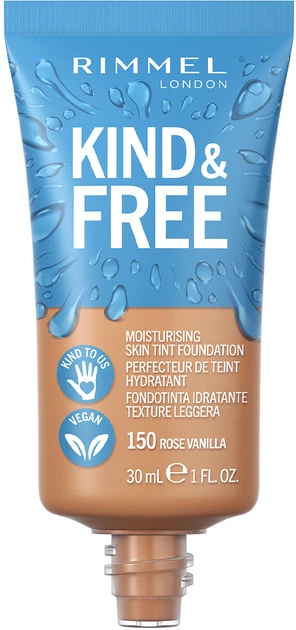 Podkład nawilżający Rimmel Kind & Free 150 Rose Vanilla 30 ml (3616302990115) - obraz 2