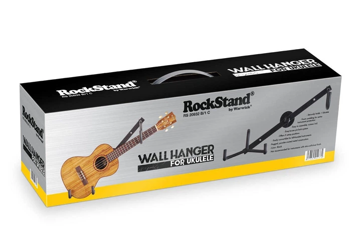 Держатель настенный для укулеле ROCKSTAND RS20932 Ukulele Wall Hanger, horizontal - Фото 9 Держатель настенный для укулеле ROCKSTAND RS20932 Ukulele Wall Hanger, horizontal - изображение 9